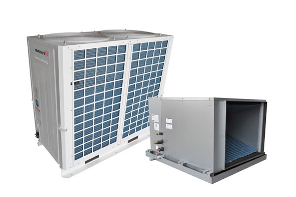 Central heating cooling modules
